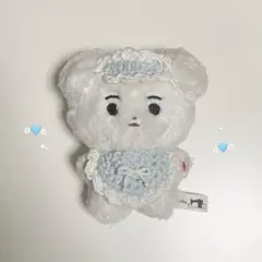 編み物　ぬい服　ヘッドドレス　スタイ