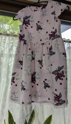 べべ　BEBE ピンク　花　ワンピース　130