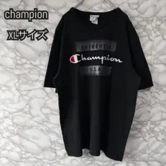 champion XLサイズ ブラック Tシャツ　US古着
