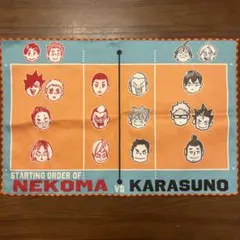 ハイキュー ベストゲームタオル 音駒VS烏野 スタンディングオーダー