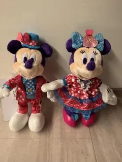 ディズニー♡パルパルーザ　ミッキー＆ミニーぬいぐるみバッジ♡ファンダーランド
