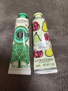 ロクシタンハンドクリーム　ラ・フランスローズ&スノーSH 30ml