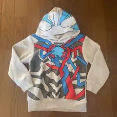 新品 裏起毛ウルトラマンなりきりパーカー　110