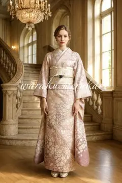 振袖セット　辻ヶ花　正絹 極美品 正絹振袖セット 辻ヶ花調 ふんわり可愛い❤︎ 162cm前後 振袖