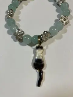 猫チャームブレスレット