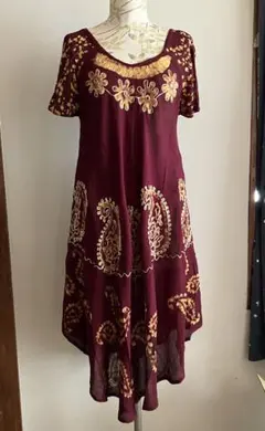 TSUMORI CHISATO シルク100%ひざ丈ワンピース - メルカリ