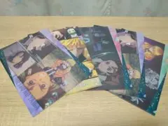 【傷スレあり】鬼滅の刃 くら寿司 クリアファイル 5枚セット