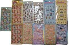 【新品】 ぷくぷくシール 11枚セット まとめ売り