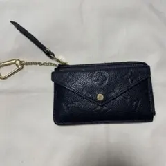 ルイヴィトン　カードケース　ポルト　カルト　レクトヴェルソ黒中古モノグラム