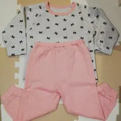 西松屋☆リボン柄キルトパジャマ