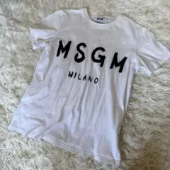 MSGM ホワイト Tシャツ　XSのサムネイル