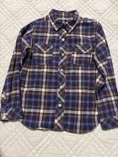 SHIPS 長袖チェックシャツ 120