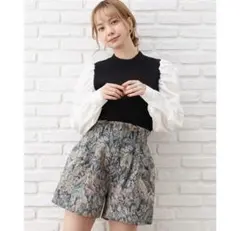 INGNI 花柄ゴブランキュロット