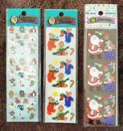 未開封サンディライオンSandylion シール クリスマス 3枚セット