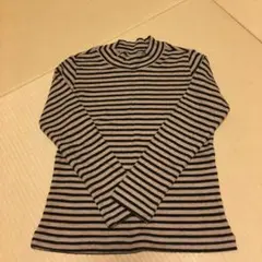 【UNIQLO】 タートルネック ボーダーT