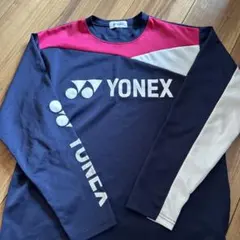 YONEX 長袖Tシャツ M ネイビー/ピンク