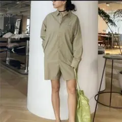 シールームリン ポケットワークwashボリュームパンツ サンドベージュ