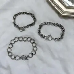 marimo マンテル シルバー ステンレス ブレスレット ごつめ