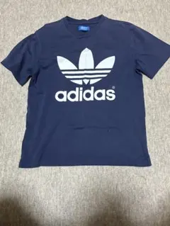 adidas ネイビー ロゴ Tシャツ