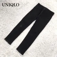 UNIQLO ユニクロ　デニムパンツ スキニーデニム　ブラック 28 U20