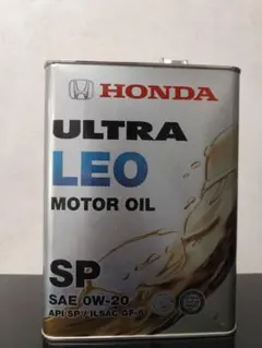HONDA ホンダ エンジンオイル LEO/0W20 SP 4L 2缶 - メルカリ