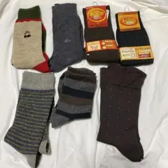 メンズソックス 7点セット 24-26cm