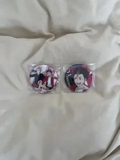 ハイキュー 缶バッジビスケット 食玩 西谷夕 夜久衛輔