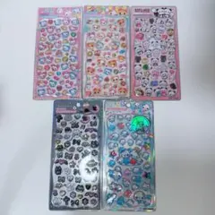 【正規品】ジュエルプチドロップ 光るシール あわわちゃん ハムハムcafe など