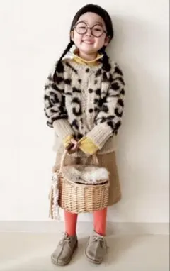 チャオパニックティピー　レオパード　ヒョウ柄　カーディガン