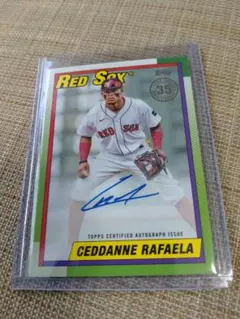 Ceddanne Rafaela レッドソックス オートグラフカード