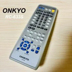 ONKYO RC-633S 純正リモコン 動作確認済 オンキョー CD/MDのサムネイル