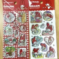 【韓国限定】サンリオ　マイメロディ　ウォーターシール 2枚　002 003