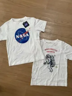 GU キッズ Tシャツ 110 NASA 2枚セットのサムネイル