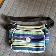 Kipling ショルダーバッグ ボーダー柄のサムネイル