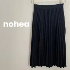 nohea プリーツロングスカート ブラック/黒サイズ Ｍ
