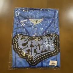 CANDY GLUE ストライプTシャツ 青