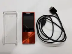 SONY WALKMAN NW-A55 オレンジ本体 充電ケーブル付 - メルカリ