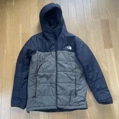 The North Face フード付きジャケット 黒/グレー