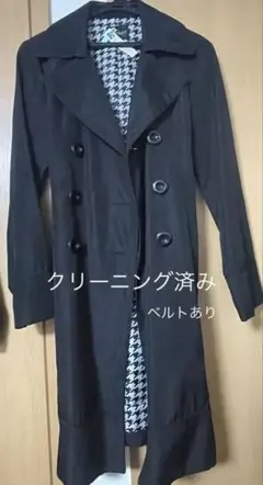 コート　黒　Mサイズ トレンチ　スプリングコート※クリーニング済みのサムネイル