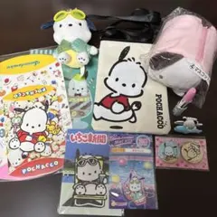 サンリオ ポチャッコ グッズセット ぬいぐるみ バッグ 雑貨など10点のサムネイル