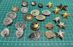 コンチョ スター シルバー