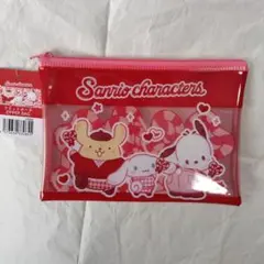 サンリオキャラクターズ　フラットポーチ