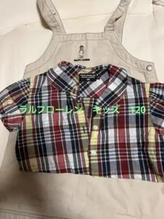 RALPH LAUREN ジャンパースカート チェックシャツセットのサムネイル