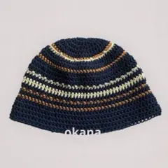 41 【受注制作】クラッシャーハット ビーニー ハンドメイド クロシェハット