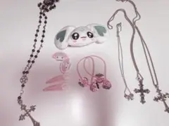 量産型、地雷ヘアアクセサリーとネックレスセット