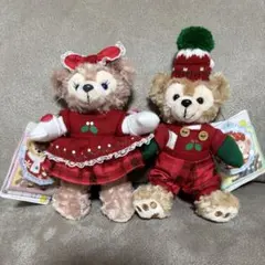 ダッフィー　メイちゃん　ぬいスト　ぬいぐるみストラップ　サンタクロース　サンタ ダッフィー メイちゃん ぬいスト ぬいぐるみストラップ サンタクロース