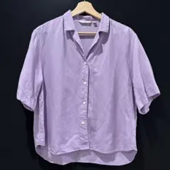 半袖ボタンアップシャツ