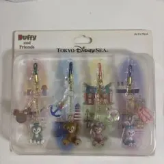 【新品未開封】ダッフィーとフレンズ ストラップセット