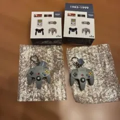 Nintendo ゲームハードキーホルダー２個セット