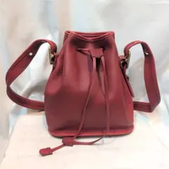 USA製 オールドコーチ L5D-9952 巾着 ショルダーバッグ 赤